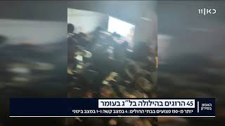 האסון בהר מירון: לפחות 45 הרוגים ויותר מ-150 פצועים מדוחק וצפיפות | משדר מיוחד