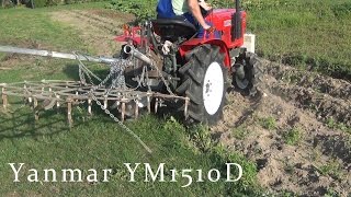 Yanmar YM1510D / Eggen Part 2(Harrowing with Yanmar1510D) [HD]