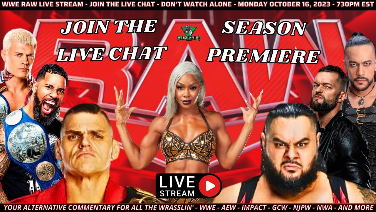 WWE RAW Live Stream - Season Premiere - Join Our Live Chat - Dont Miss! # wwe #wweraw #wrestling