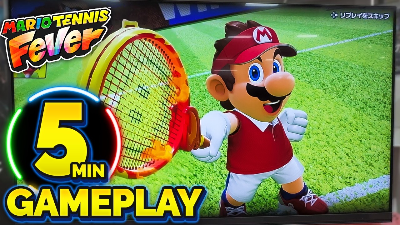 5 Minutes of Mario Tennis Fever Gameplay! (Switch 2)
