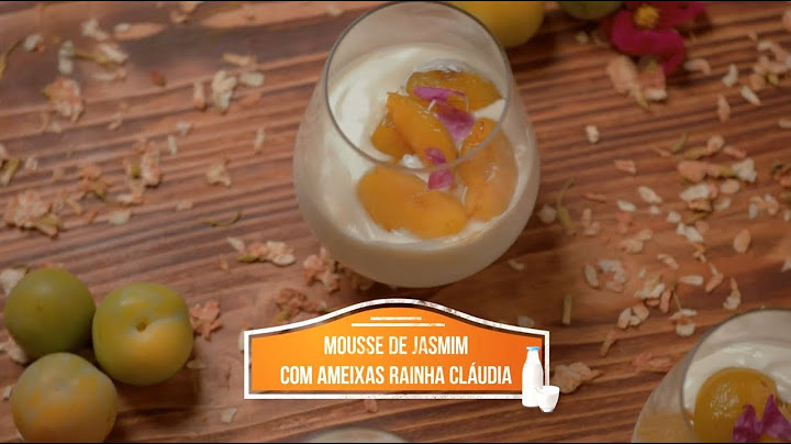 Mousse de Jasmim com Ameixas Rainha Cláudia | Doces Do Ofício 2 com Francisco Moreira