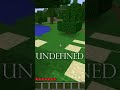 Empty, or Undefined? #oldminecraft #nostalgiagaming #minecraftshorts