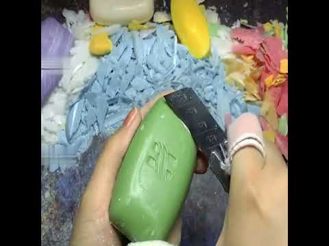 INSANE International Relaxing ASMR Soap Carving Sound & Satisfying Soap Cutting stress relief