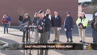 Federal, local officials provide latest updates on East Palestine train derailment