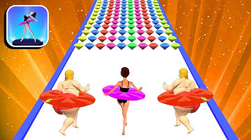 Ballerina 3D 👗👙💃 BEST GAME IOS, ANDROID | All Level Gameplay Walkthrough Part 10-b