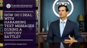 How Do I Deal With Harassing Text Messages During a Custody Battle?