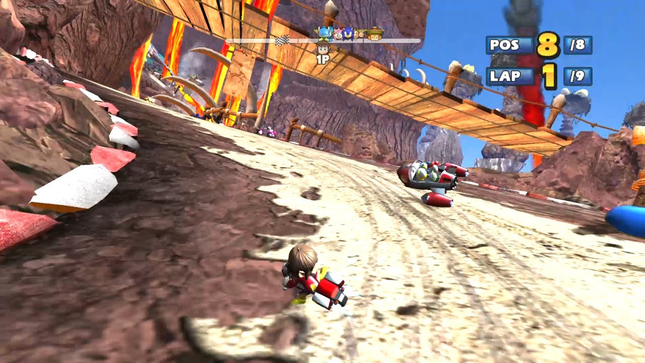 ALEX KIDD Lava Lair  9 Laps Expert (Request) Sonic & Sega All-Stars Racing in 2022!