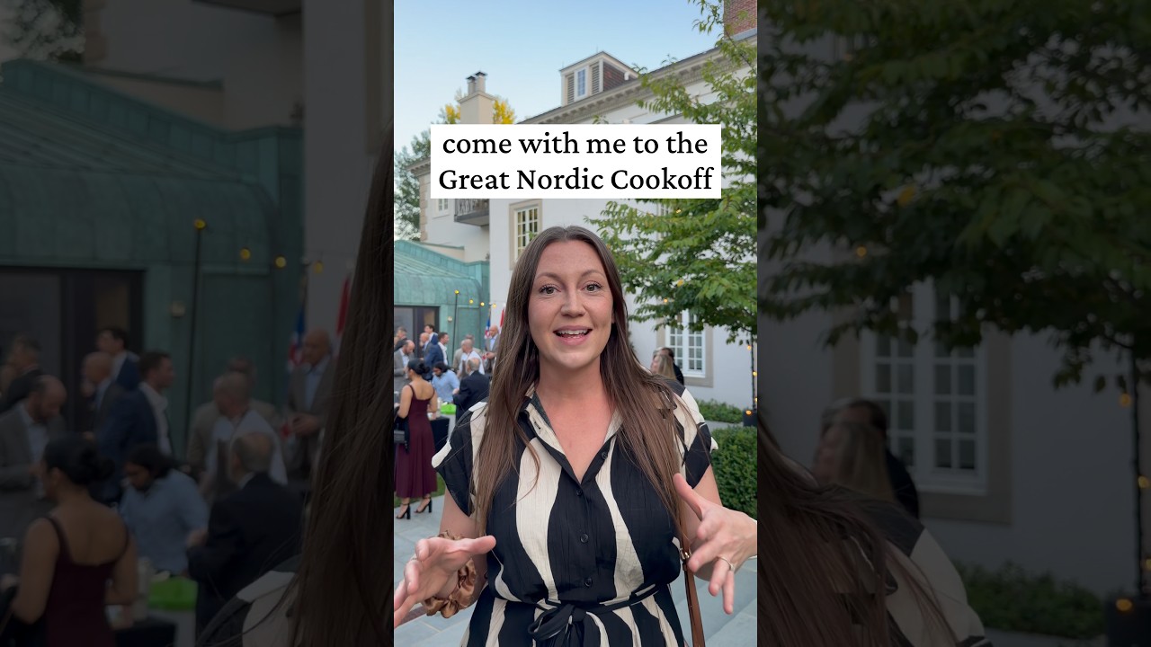 Come with me to the Great Nordic Cookoff @ Embassy of Norway #nordic #embassy #vlog #washingtondc