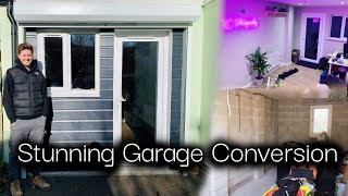 GARAGE CONVERSION DIY!! - HOW TO CONVERT YOUR GARAGE INTO A ROOM / STUDIO - START TO FINISH