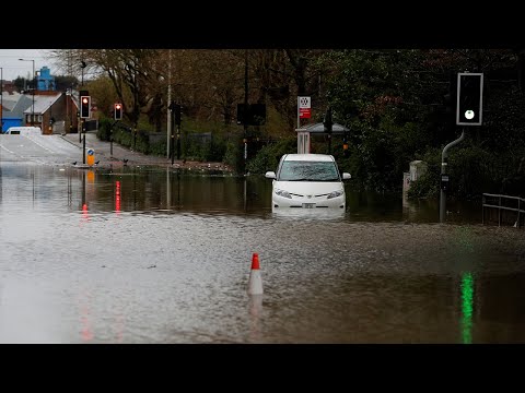 Storm Dennis kills two people and floods large parts of Britain