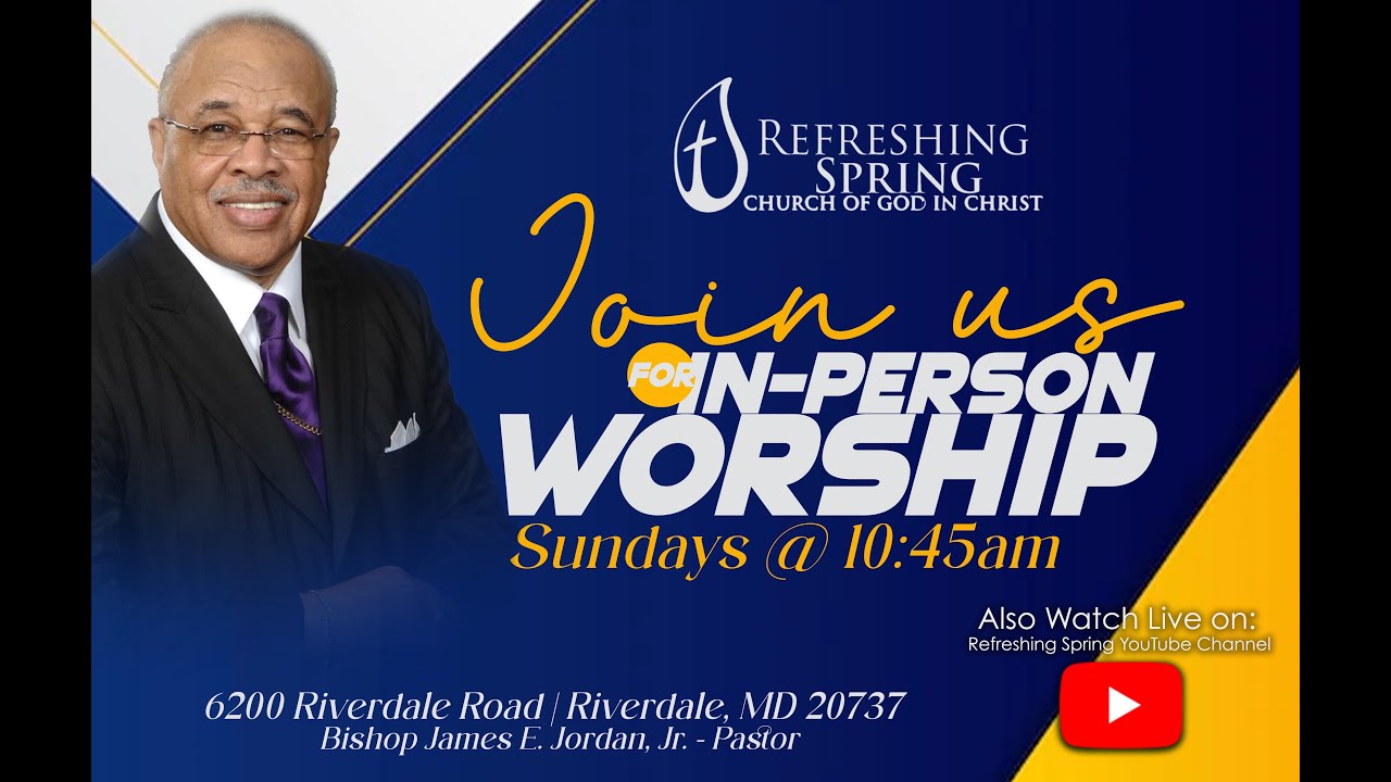03.01.2026 l  Refreshing Spring COGIC Live Stream
