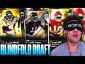 THE BLINDFOLD DRAFT! YOU HAVE TO SEE WHO WE MISSED.. Madden 19 Draft Champions