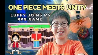 💥I Added LUFFY from ONE PIECE to My RPG Game in Unity! (Stretchy Arms & Epic Moves!) screenshot 2