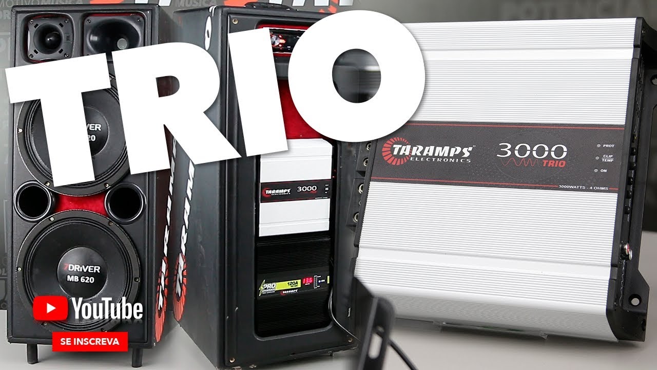 Automotive Sound with TRIO box using 3000W Taramps Amplifier