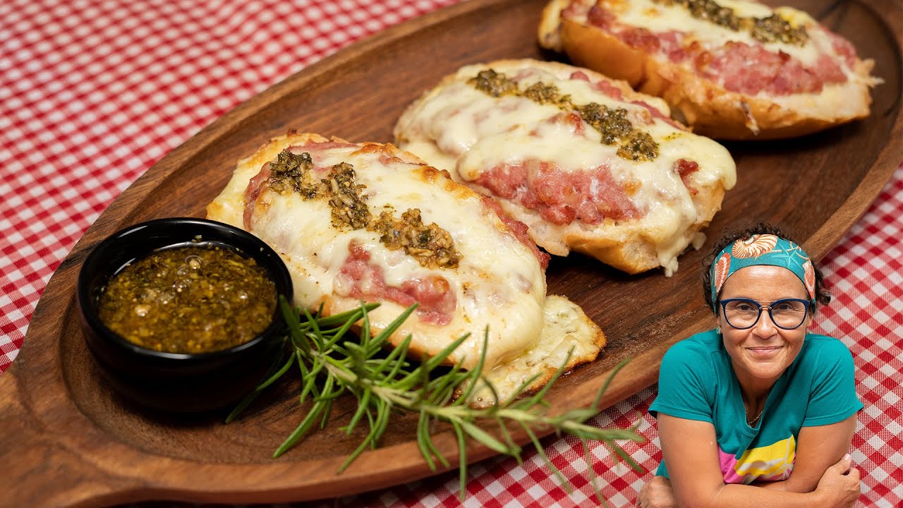 VEJA COMO FAZER PÃO COM LINGUIÇA, QUEIJO E CHIMICHURRI. O FAMOSO CHORIPAN, É UMA DELÍCIA.