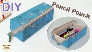 DIY Pencil Pouch | วิธีการทำกระเป๋าใส่เครื่องเขียน