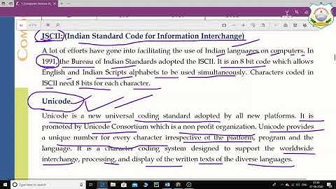 ascii, iscii and unicodes in Computers