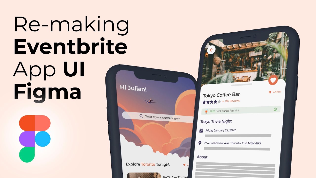 Remaking Eventbrite (Event Management) Mobile App UI with Figma - YouTube