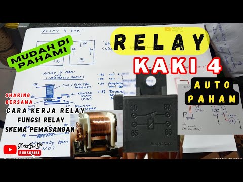 Cara Kerja Relay 4 Kaki Fungsi dan Skema Pemasangan | AUTO PAHAM - YouTube