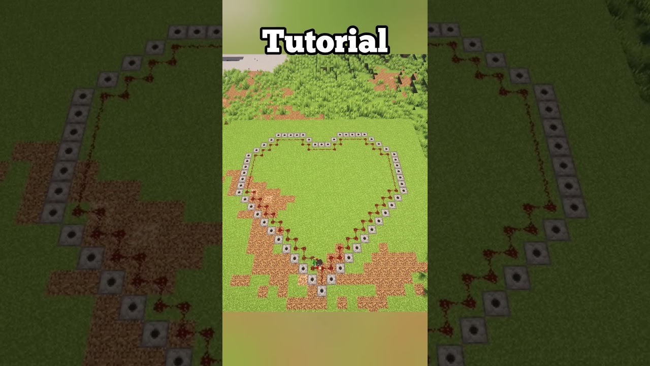 Minecraft Heart Firework Tutorial 