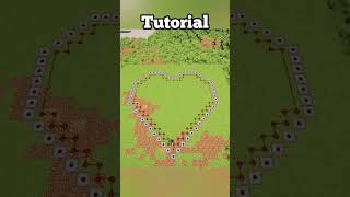 Minecraft Heart Firework Tutorial #shorts