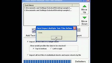 Sobolsoft com How To Use Excel Import Multiple Text Files Software