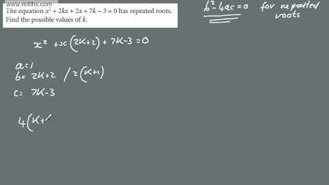 A Level - A* Students - Core 1 Extension Questions Quadratic Functions 3