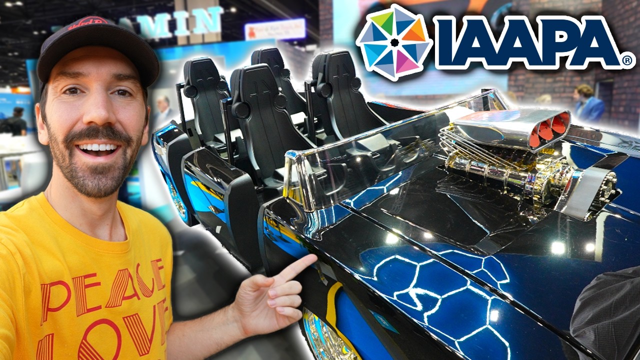 IAAPA Expo Orlando, день 1 — представлены НОВЫЕ американские горки и аттракционы Dark Race, уника...