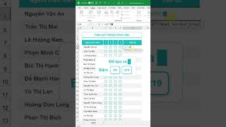 Bảng theo dõi công việc | Chiến Chart #excel