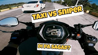 BAKBAKAN SA HIGHWAY | TAXI VS YAMAHA SNIPER 155