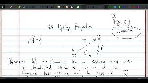 Lec 17.  Path lifting properties