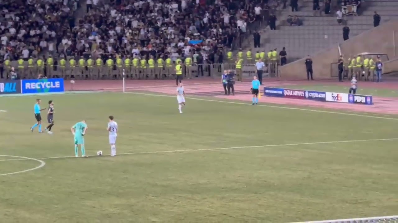 Qarabağ Ferencvaros. Tarixi oyunun son dəyqələri və final fiti. @QarabagFK #qarabağfk 