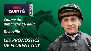 Pronostics Quinté Pmu - 100% Quinté Du Dimanche 16 Août À Deauville