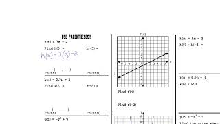 Function Notation Day 1