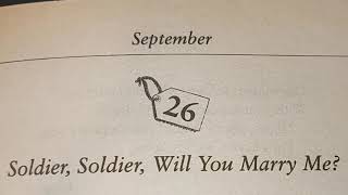 Soldier, Soldier, Will You Marry Me? - Anon. | Poem A Day - 26th September