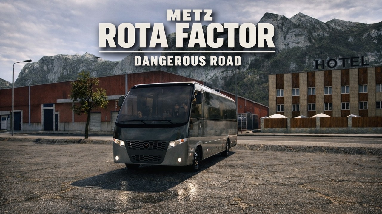 Metz | Rota Factor | Dangerous Road | ETS2 v1.57.2.4s | Euro Truck Simulator 2 (No Commentary)