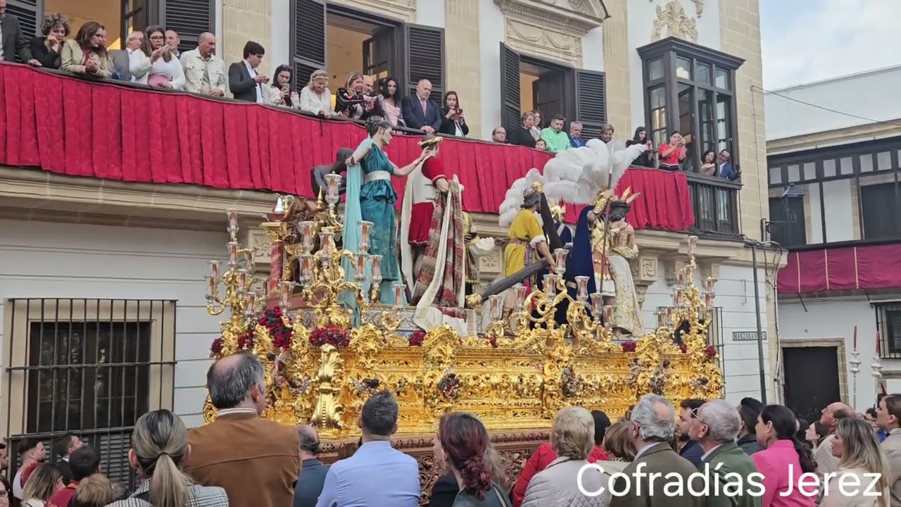 Señor de la Paz de Fátima por Plaza Asunción. Lunes Santo 2025. Jerez