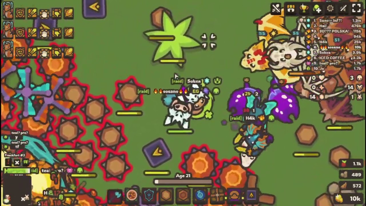 taming.io - triples + funny raids +1v1s +comp(6)