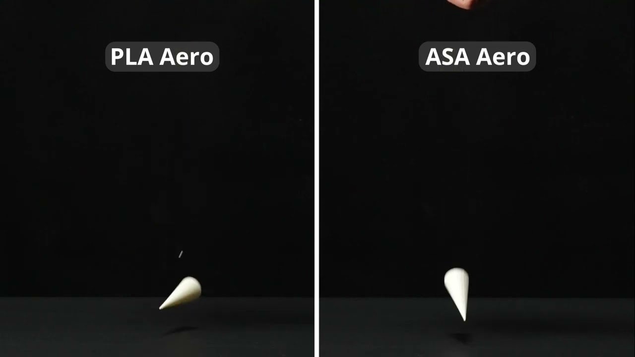 Bambu Lab ASA Aero (1.75mm, 1kg, White 46100 - HEX #F5F1DD) | 3D