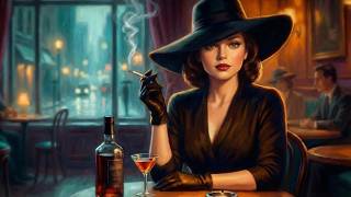 𝟏𝟗𝟒𝟎𝒔 𝑽𝒊𝒏𝒕𝒂𝒈𝒆 𝑱𝒂𝒛𝒛 — Noir Jazz Bar Ambience (Smoky Late Night)