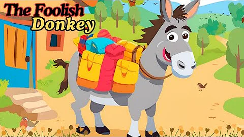 The Foolish Donkey | Moral stories | Kids Stories | Animation