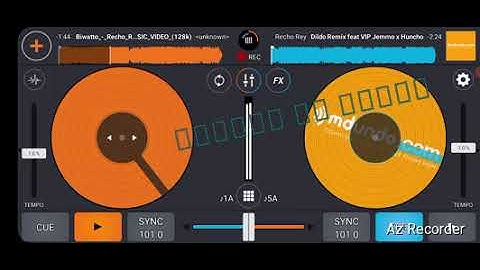 How to Mixvibes through cross dj using Samsung phone (moviefocusug)