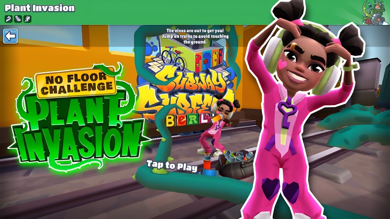 Subway Surfers PLANT INVASION in Berlin 2021 - Subway Surfers No Floor Challenge!