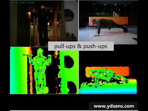 Recognition of fitness actions such as pull-ups and push-ups，Alternative to KINECT & INTER REALSENSE