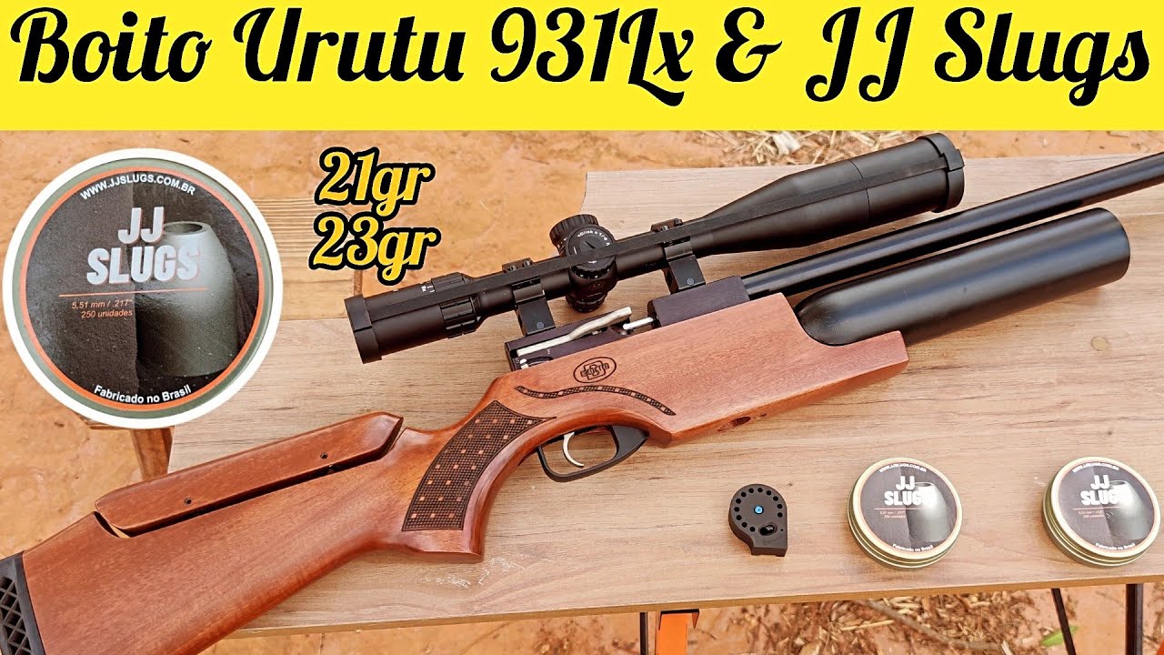 CARABINA PCP BOITO URUTU: VERSATILIDADE NA ESCOLHA DE PELLETS OU SLUGS