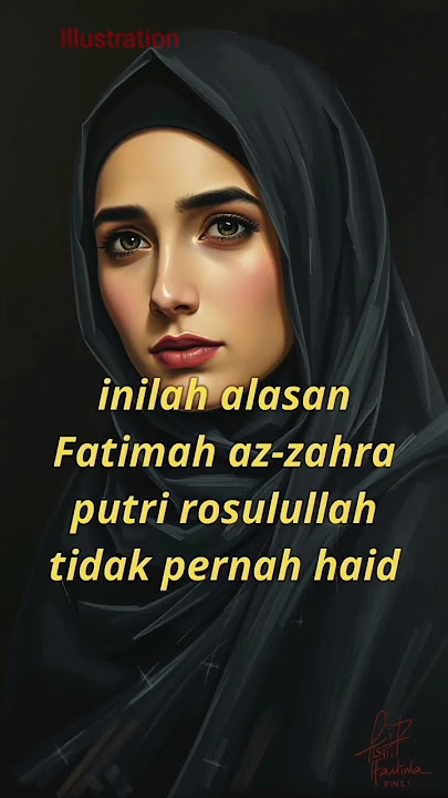 Alasan fatimah az-zahra putri rosulullah tidak pernah haid #shorts