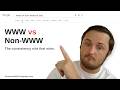 Choosing WWW vs Non-WWW for SEO Consistency