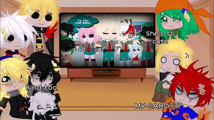 Pro Heroes reacts to “ Who's the real Deku? ” || Bnha/Mha || Requested || GCRV || 🥀 Gacha Club 🥀