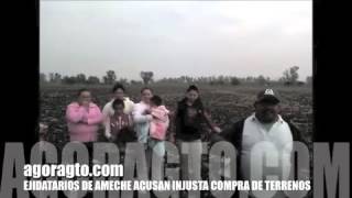 Ejidatarios de Ameche acusan injusta compra de terrenos para Toyota