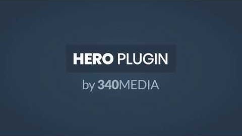 3FortyMedia - Hero WordPress Plugin
